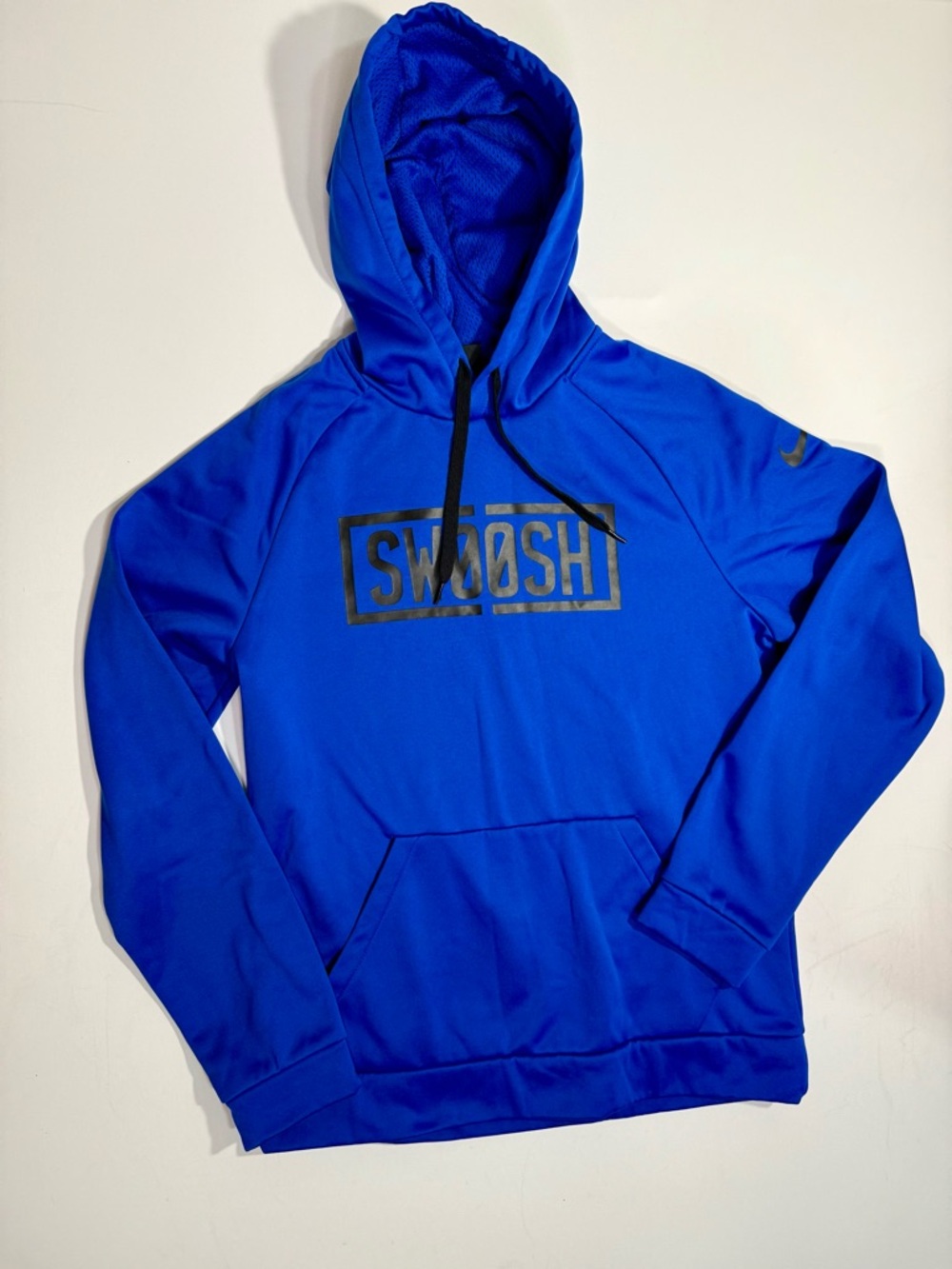 Nike Men's Bright Blue SWOOSH Pullover Hoodie
